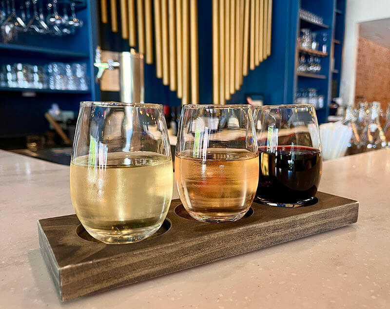 Davidson Wine Co flight