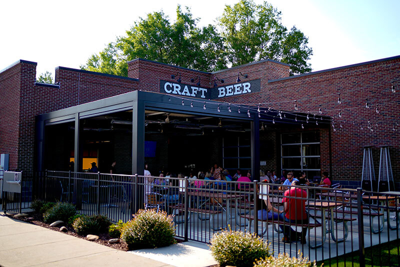 Hoptown Brewing Company patio