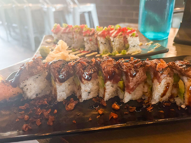 Cool Fish LKN Cowboy Beebop sushi roll