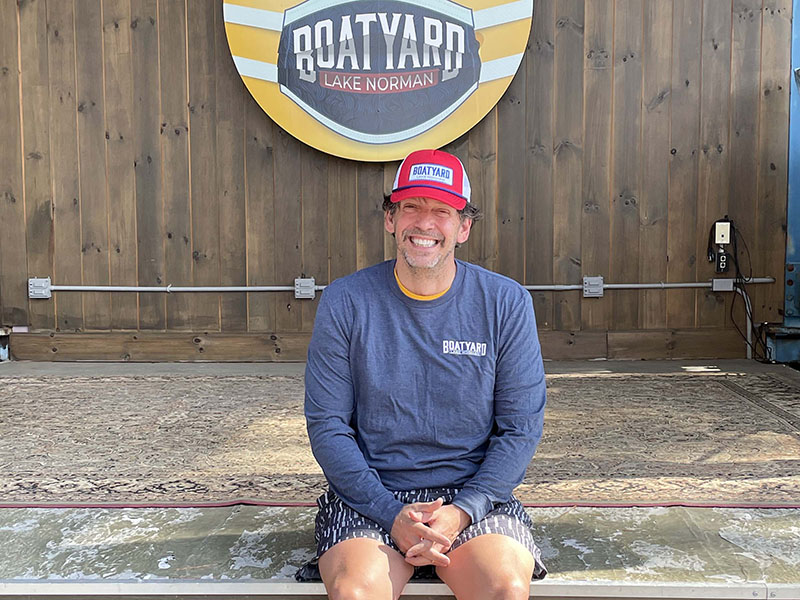 BoatYard Lake NOrman owner Chris Boukedes