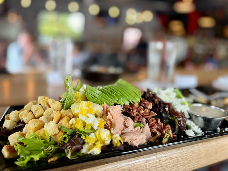 New York Butcher Shoppe Cornelius salmon cob salad