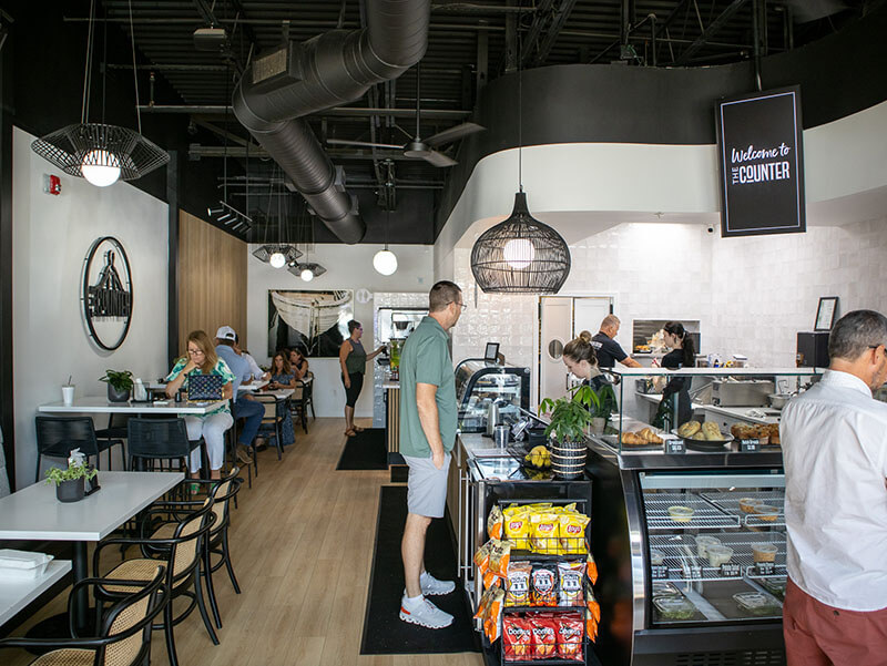 The Counter Mooresville dining area