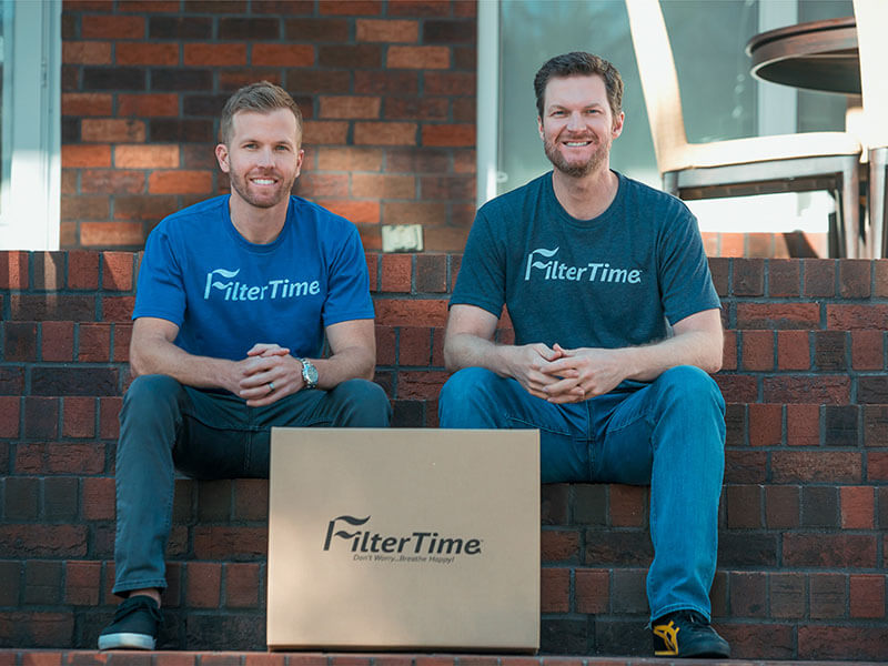FilterTime owners Blake Koch and Dale Earnhardt, Jr.