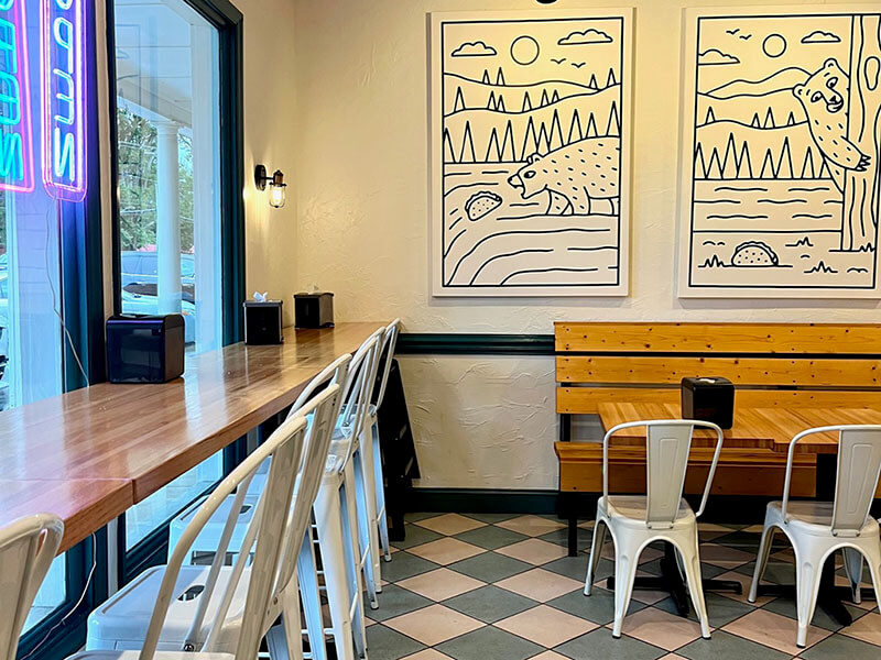 Inside Osito's Tacos & Tortas