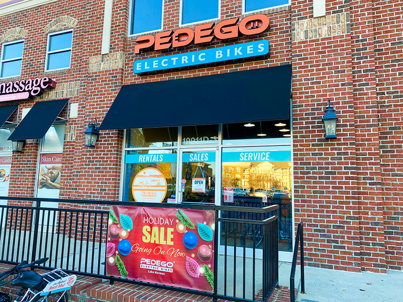 Pedego Lake Norman store front