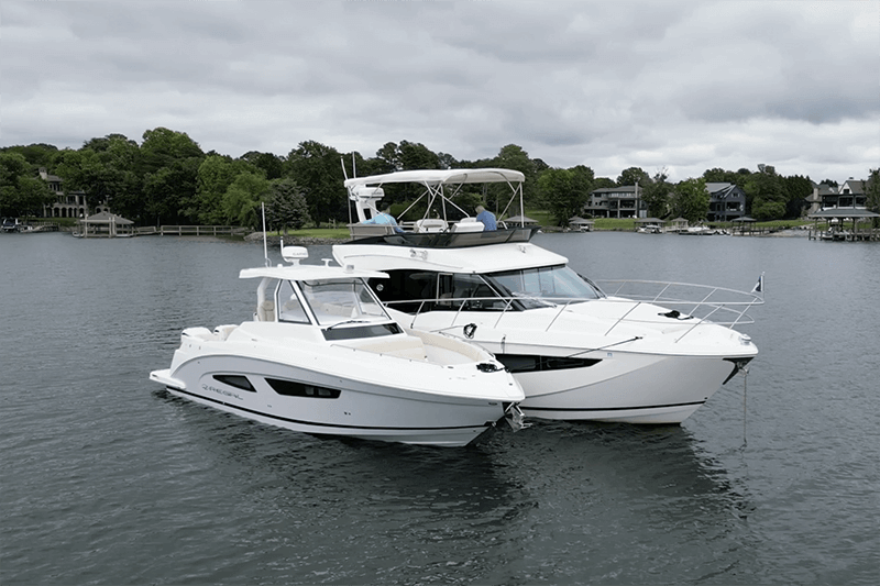 Regal boats from Talley's Pier 77 Marine on Lake Norman