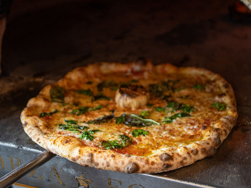 Meadow's Italiano wood-fired pizza