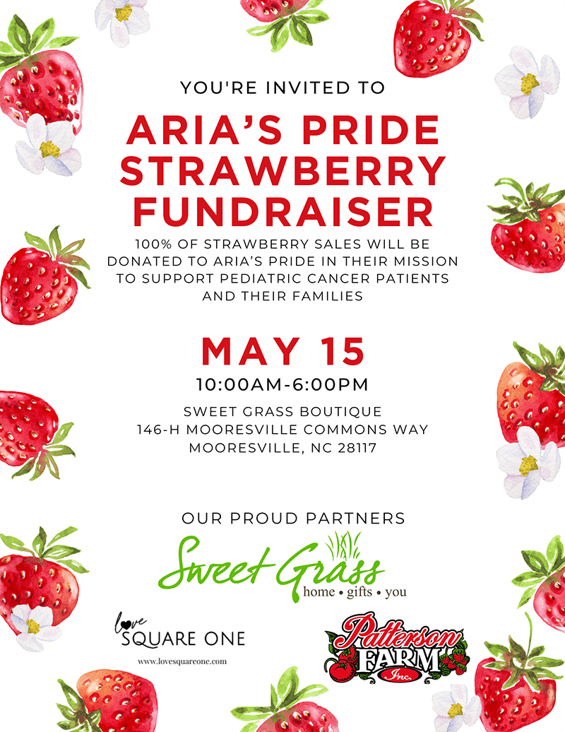 Aria's Pride Strawberry Fundraiser