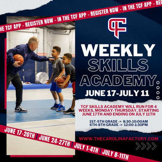 Weekly basketball skills academy