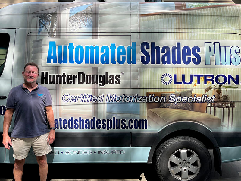 Automated Shades Plus van