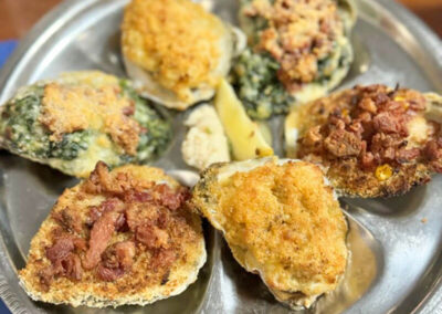 Joe Fish Oyster Rockefeller