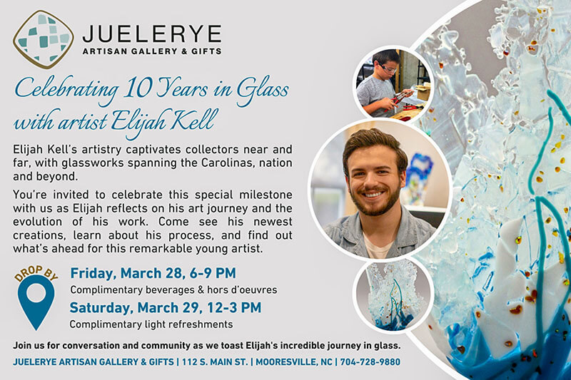 Juelerye event with Elijah Kell Art