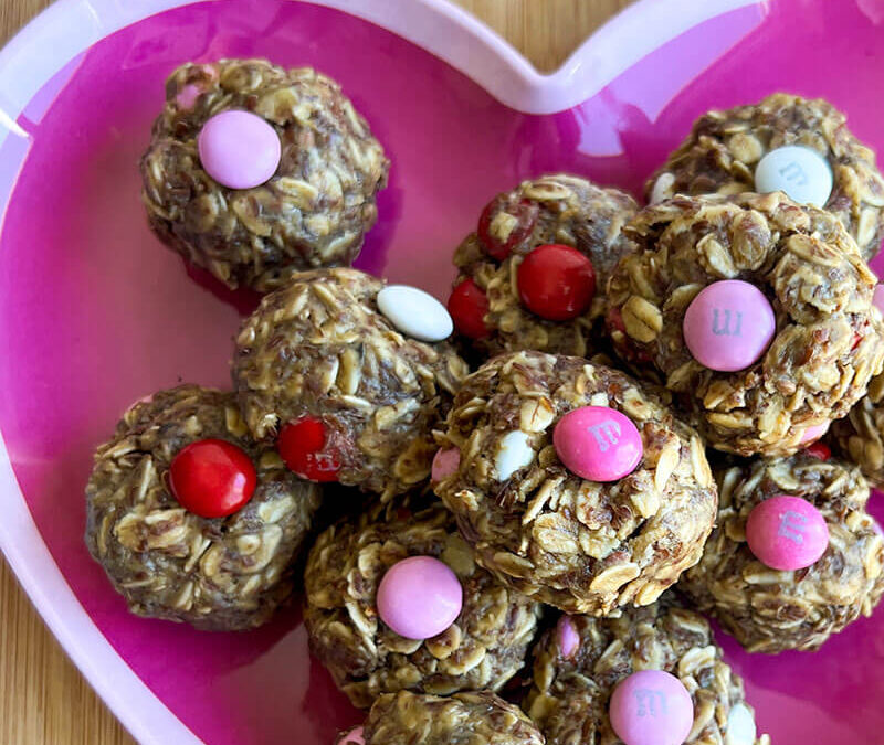 No-Bake Valentine’s Day Energy Bites