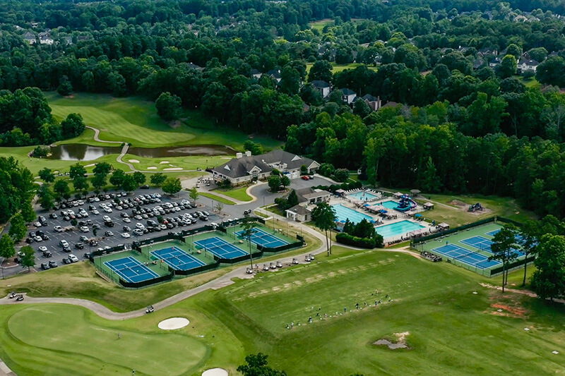 Northstone Country Club aerial view drone photo