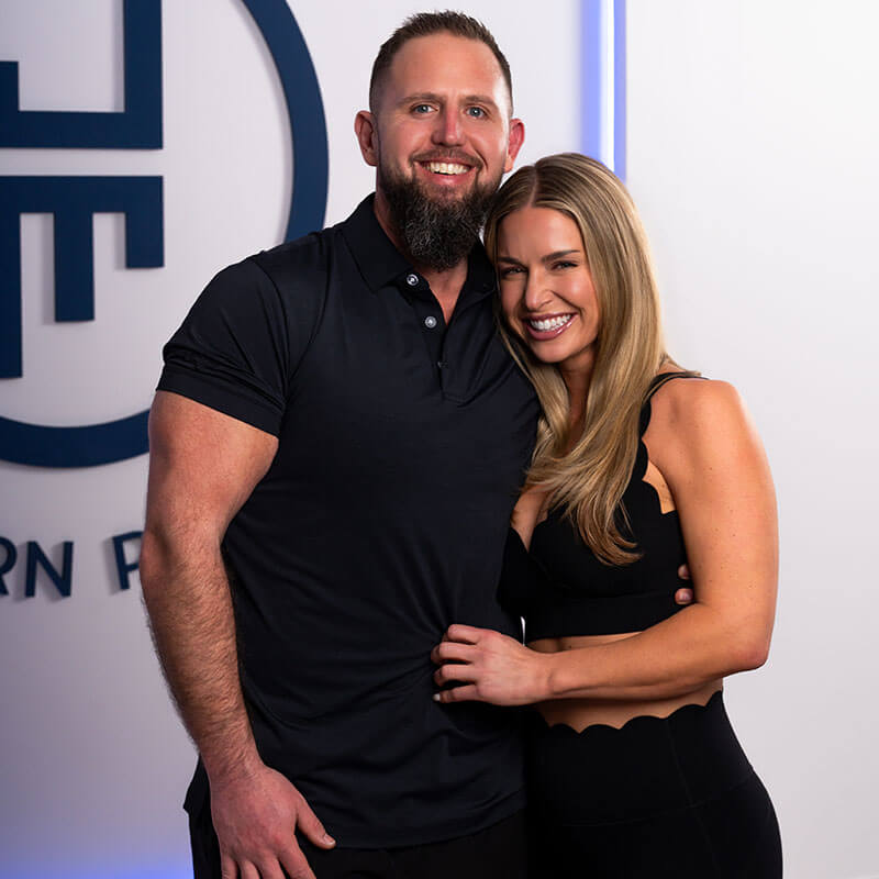 Kayla and Ben, owners